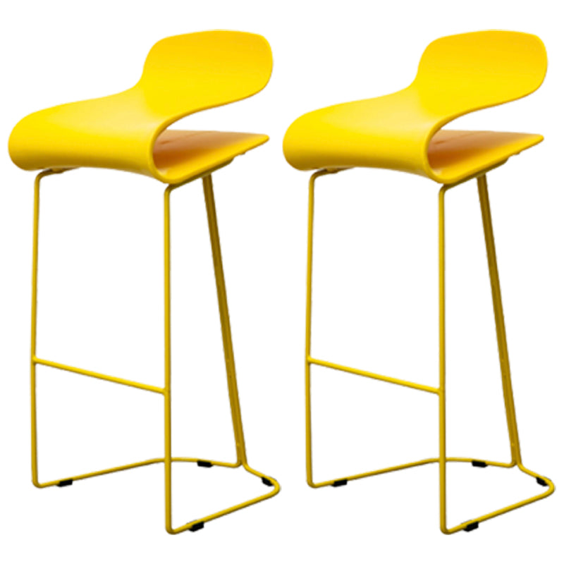 Scandinavian Style Bar-stool with PP Seat Counter Stools for Kitchen