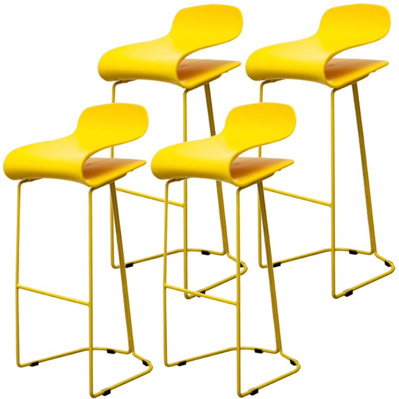 Scandinavian Style Bar-stool with PP Seat Counter Stools for Kitchen