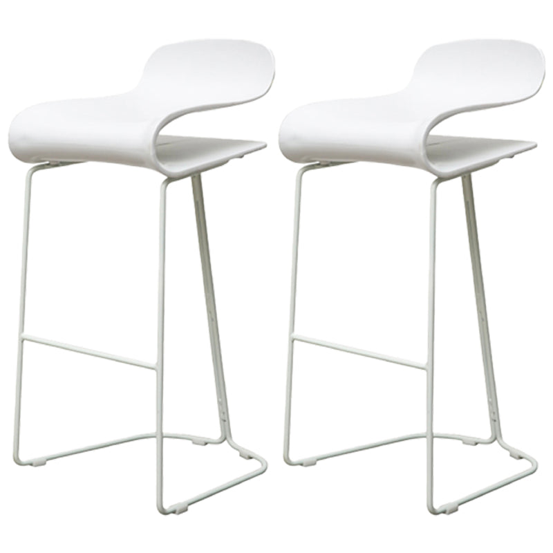 Scandinavian Style Bar-stool with PP Seat Counter Stools for Kitchen