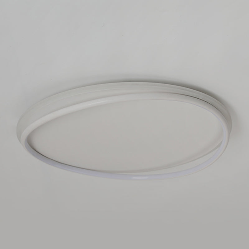 Plafonnier linéaire LED en acrylique, montage encastré en fer forgé de Style concis moderne