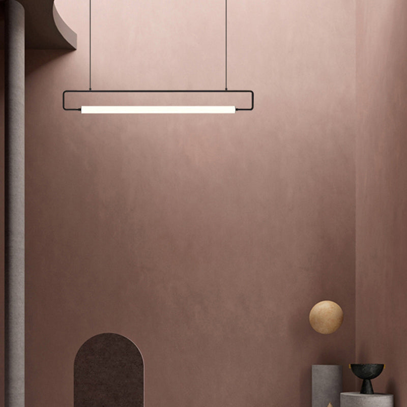 Lineare Inselbeleuchtung zeitgenössischer Küchenmetall Eins Licht anheizt