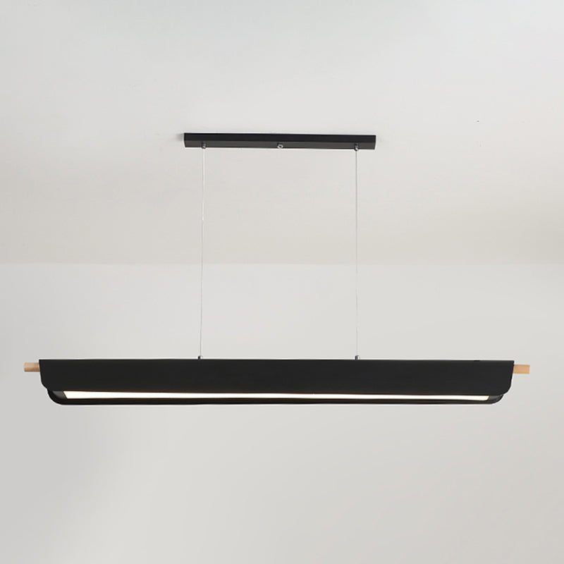 1 Light Geometric Island Lighting Modernism Metal Island Light Fixture for Dining Room