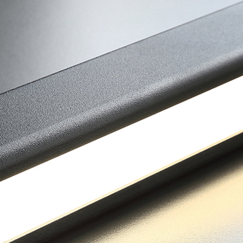 1 Light Linear Island Lighting Modernism Metal Pendant Light Fixture for Dining Room