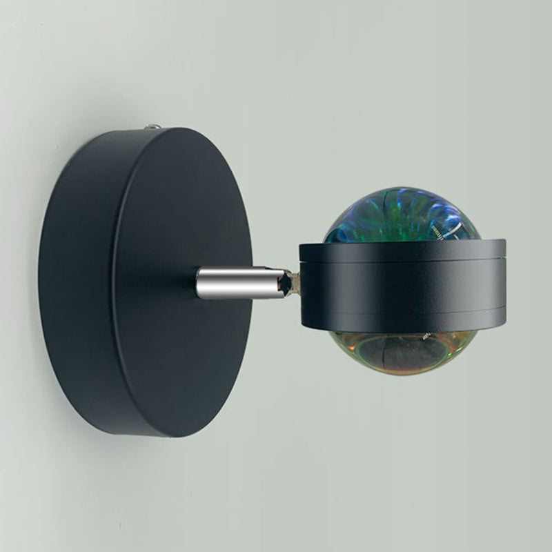 Moderne Stil runde Wandlampen Metall Multi -Leuchten Wandbeleuchtung Armaturen