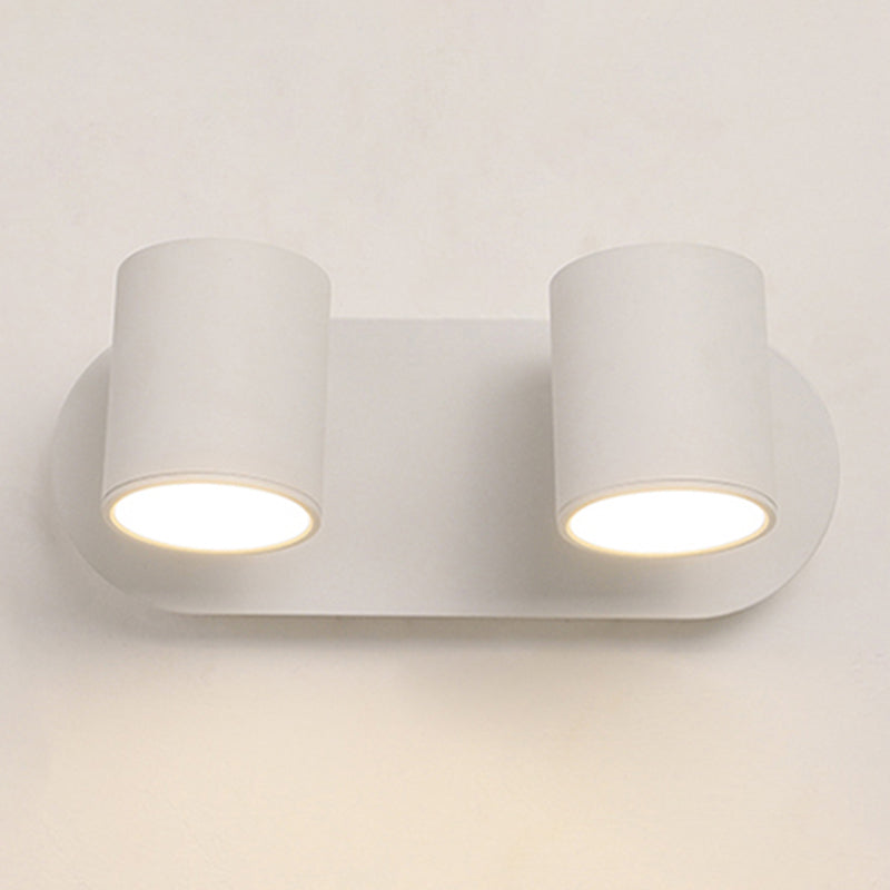 Metall Halbzylinder-Lesen Wandbeleuchtung moderne 2-leuchter Wandmontageleuchte