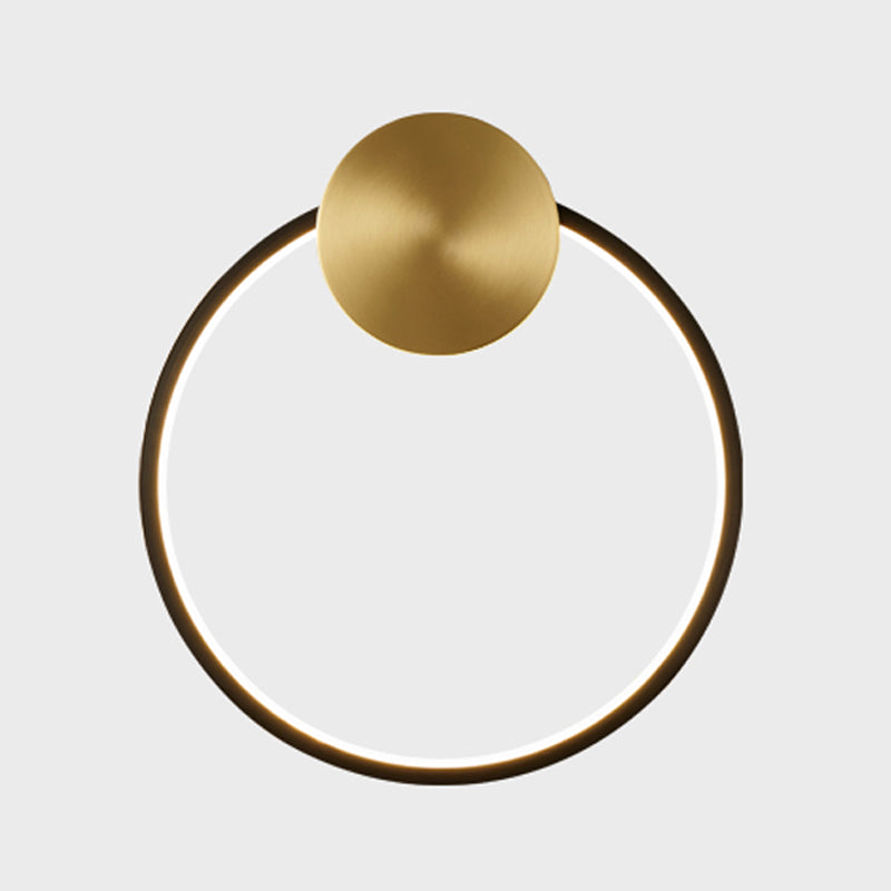 Geometrische Form Metallwandbeleuchtung moderne ein Lichtwandmontageleuchte