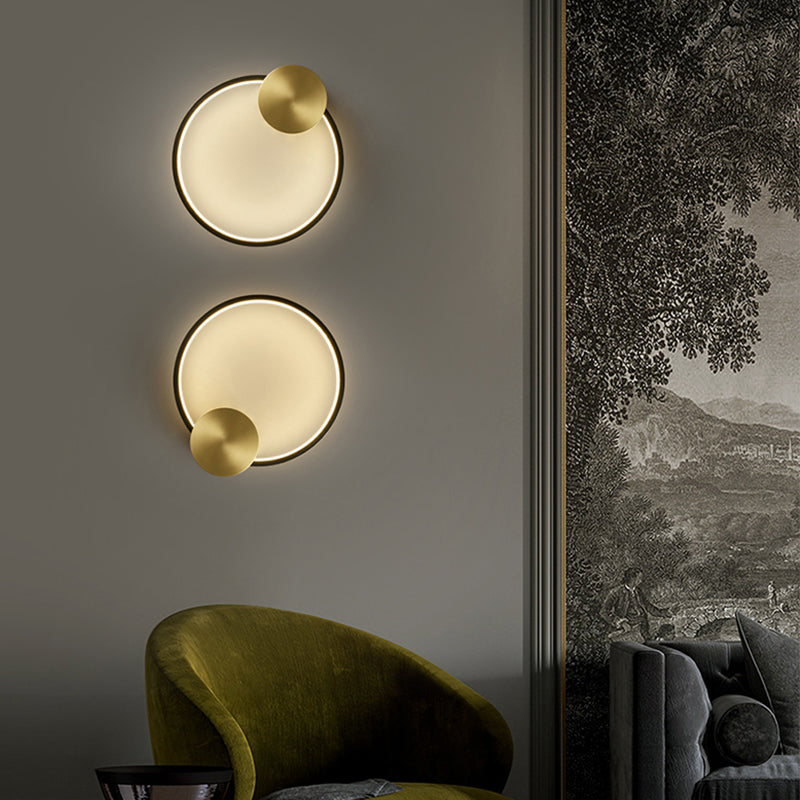 Geometrische Form Metallwandbeleuchtung moderne ein Lichtwandmontageleuchte