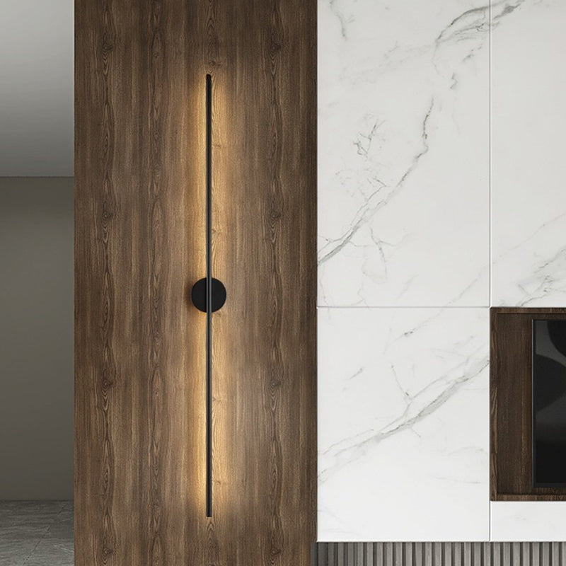 Éclairage mural en métal linéaire