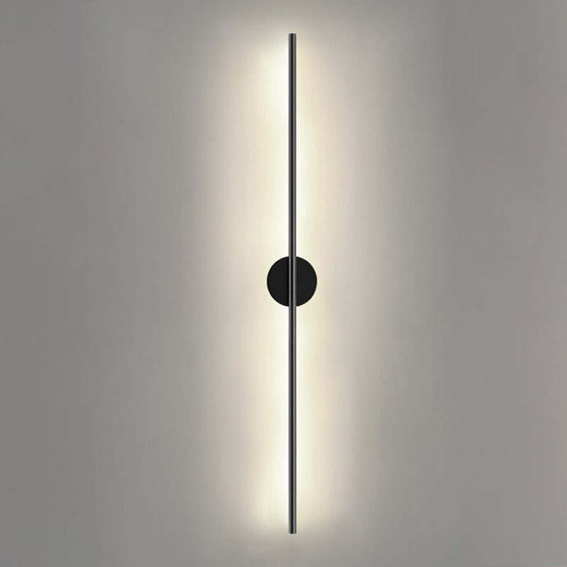 Éclairage mural en métal linéaire