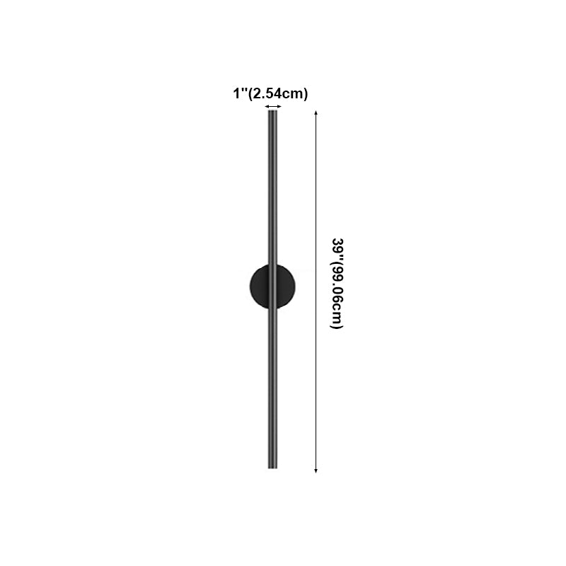 Éclairage mural en métal linéaire