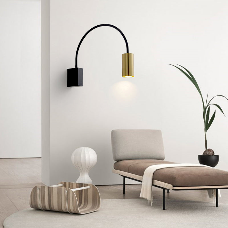 Halbzylindermetall -Lesen Wandbeleuchtung moderne Einleuchtwandbeleuchtung