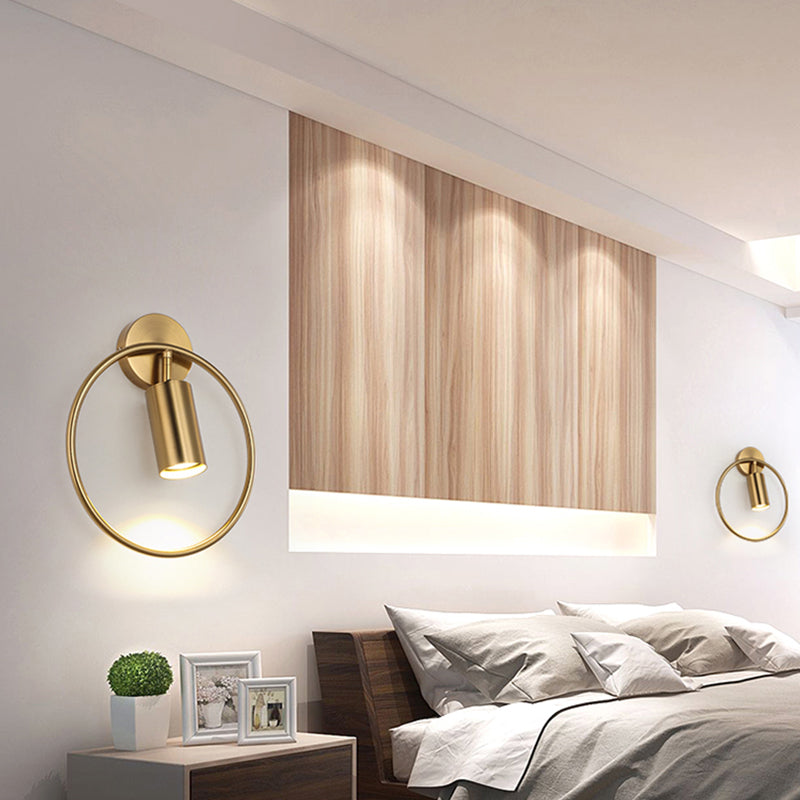 Halbzylindermetall -Lesen Wandbeleuchtung moderne Einleuchtwandbeleuchtung