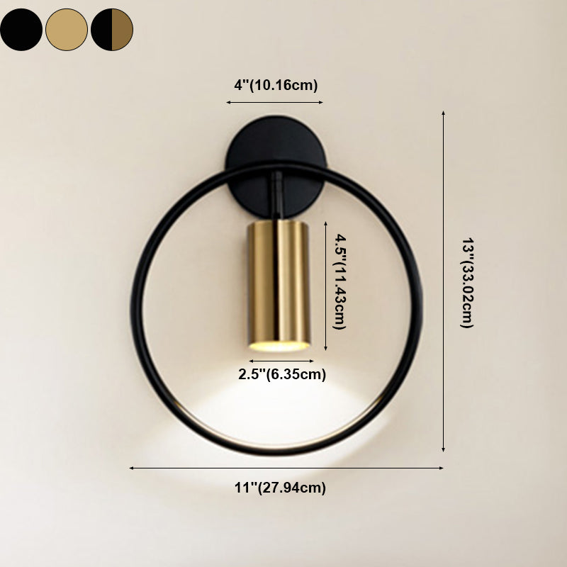 Halbzylindermetall -Lesen Wandbeleuchtung moderne Einleuchtwandbeleuchtung