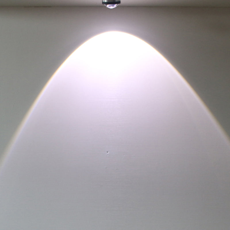 Modern Style Ball Wall Mounted Lamp Metal 1 Light Wall Lighting Ideas in Silver