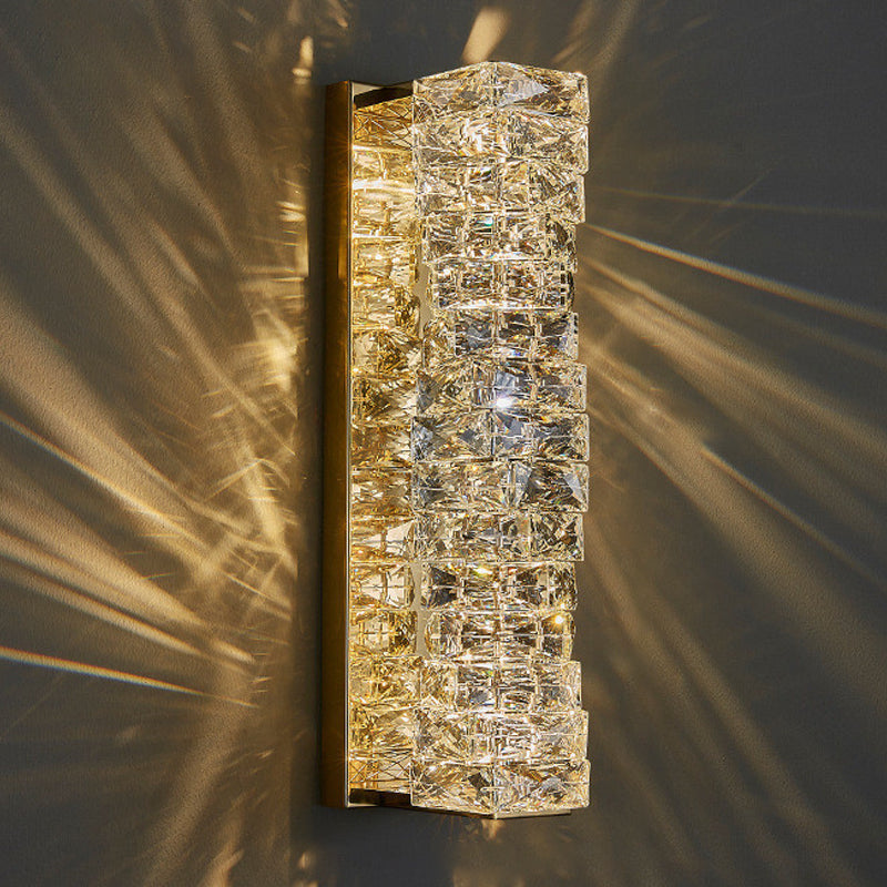 Forma única de pared de pared de 1 luces Moder Moderna Montaje de montaje en pared de cristal