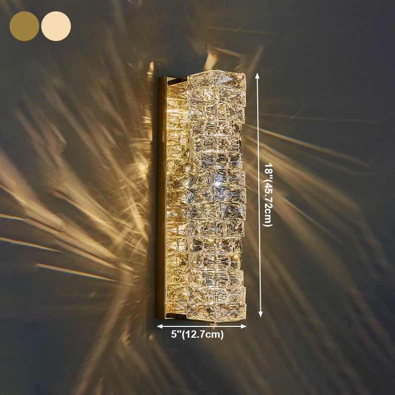 Forma única de pared de pared de 1 luces Moder Moderna Montaje de montaje en pared de cristal