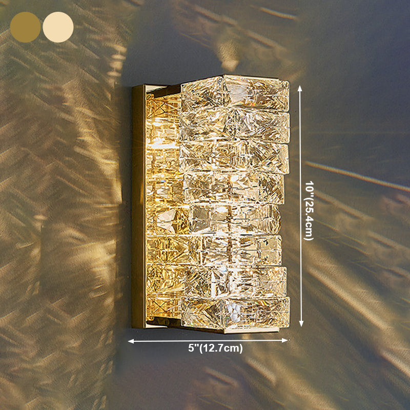 Forma única de pared de pared de 1 luces Moder Moderna Montaje de montaje en pared de cristal