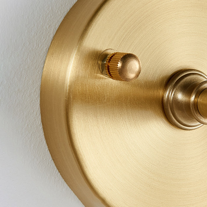 Luci di applique a parete svasata in vetro Stile industriale 1 lampade a parete leggera