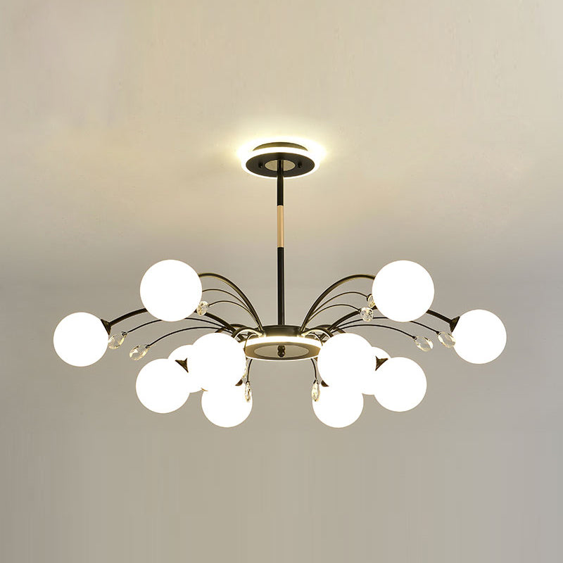 Globe Pendant Lights Modern Glass Pendant Lighting Fixture for Living Room