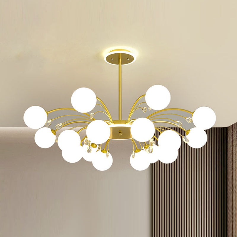 Globe Pendant Lights Modern Glass Pendant Lighting Fixture for Living Room
