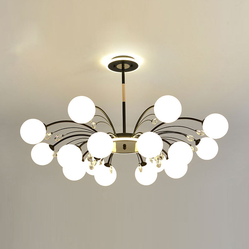 Globe Pendant Lights Modern Glass Pendant Lighting Fixture for Living Room