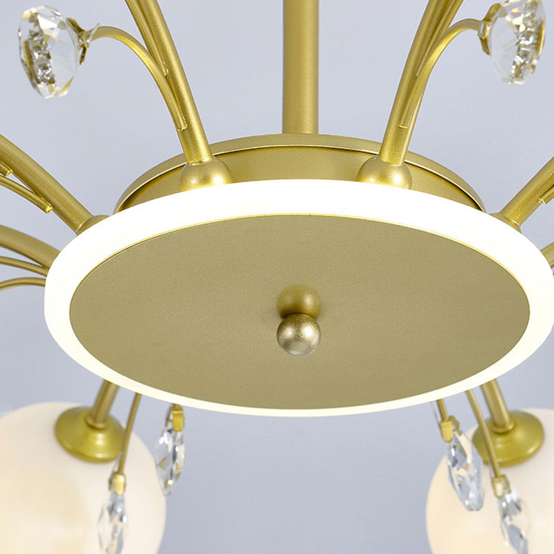 Globe Pendant Lights Modern Glass Pendant Lighting Fixture for Living Room