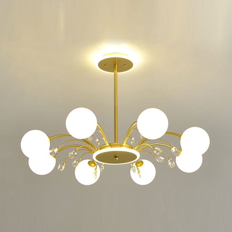 Globe Pendant Lights Modern Glass Pendant Lighting Fixture for Living Room