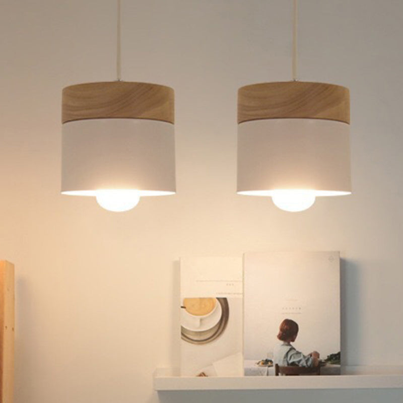 Accesorio de iluminación de cilindro de 1 luces kit de luz colgante nórdico moderno para pasillo