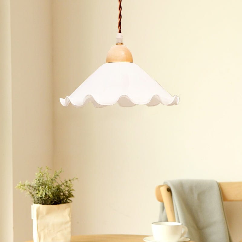Schüsselform hängend Beleuchtung Industrial Style Glass 1 hängende Lampe für Veranda