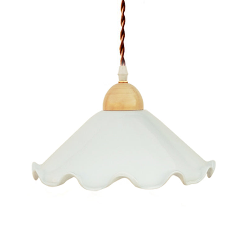 Schüsselform hängend Beleuchtung Industrial Style Glass 1 hängende Lampe für Veranda