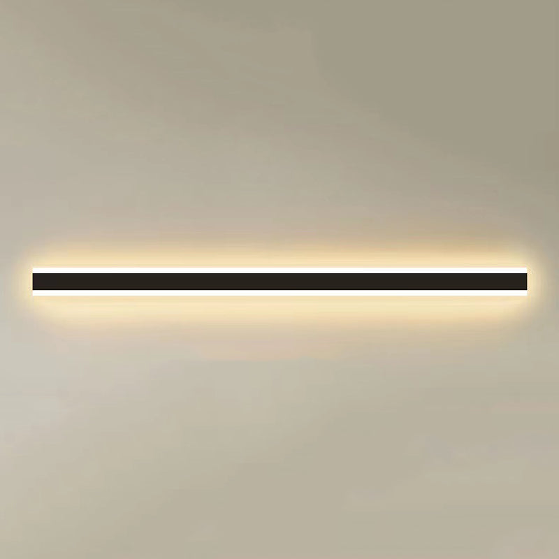 Lineare Form Metallwandbeleuchtung moderner Stil Einer Licht Wandleuchte Leuchte