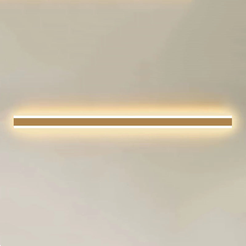 Lineare Form Metallwandbeleuchtung moderner Stil Einer Licht Wandleuchte Leuchte