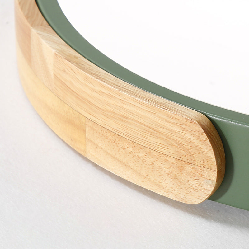 Makronen-Unterputzleuchte aus Metall, runde Schlafzimmer-Deckenleuchte mit 1 Licht