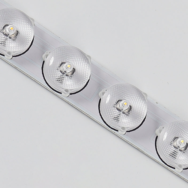 Lampada da soffitto rotonda a 1 luce per camera da letto, lampada da incasso in metallo Macaroon