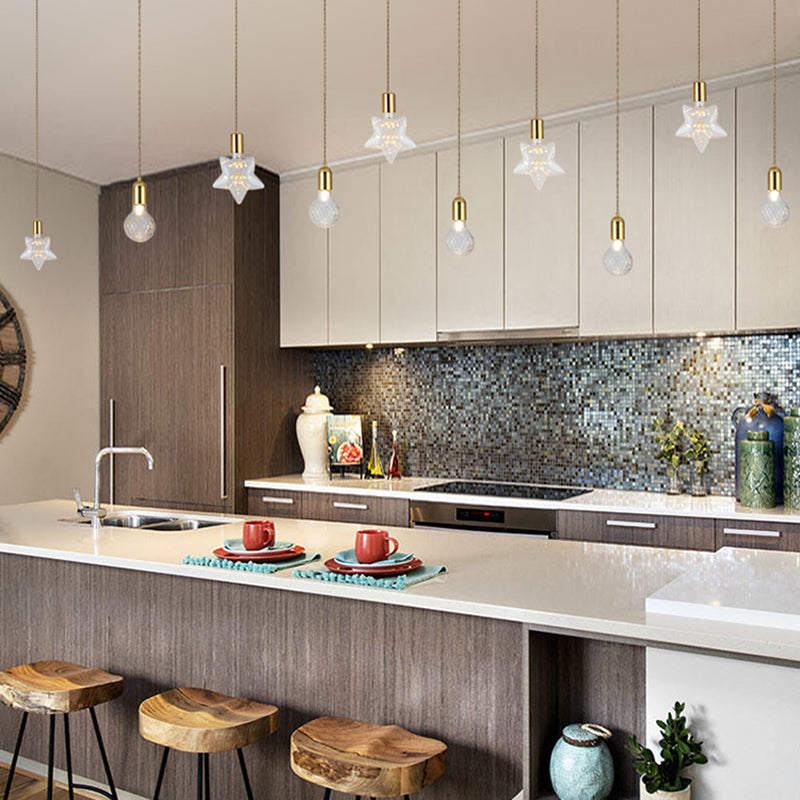 Bare Breb Hanging Light Industrial Metal Commercial Pendant Lighting for Clothing Shop