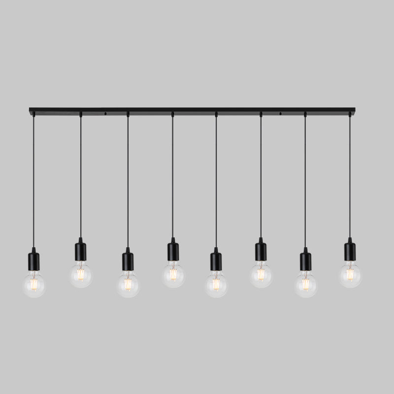 Bare Breb Hanging Light Industrial Metal Commercial Pendant Lighting for Clothing Shop