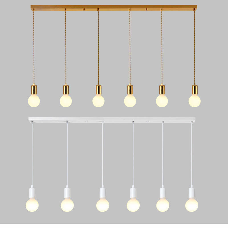 Bare Breb Hanging Light Industrial Metal Commercial Pendant Lighting for Clothing Shop