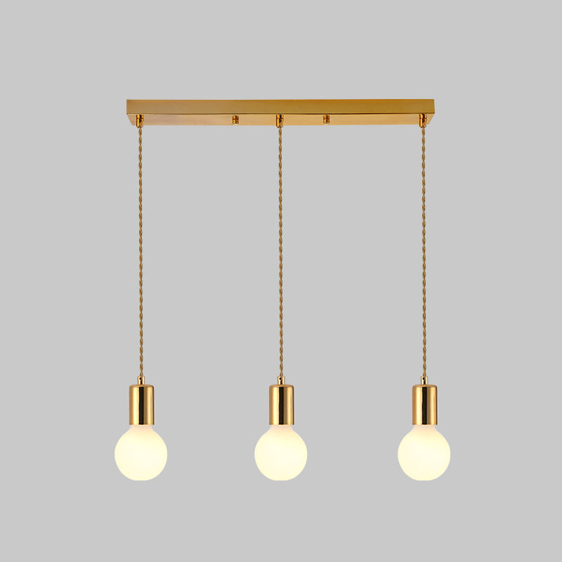 Bare Breb Hanging Light Industrial Metal Commercial Pendant Lighting for Clothing Shop