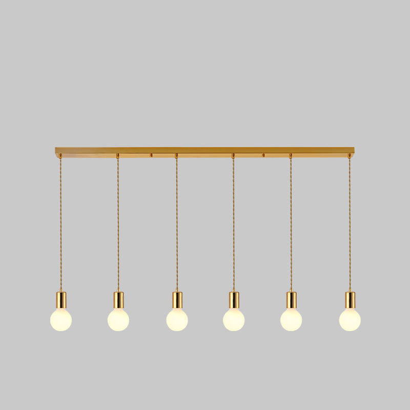 Bare Breb Hanging Light Industrial Metal Commercial Pendant Lighting for Clothing Shop