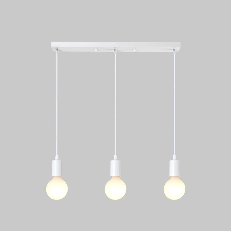 Bare Breb Hanging Light Industrial Metal Commercial Pendant Lighting for Clothing Shop