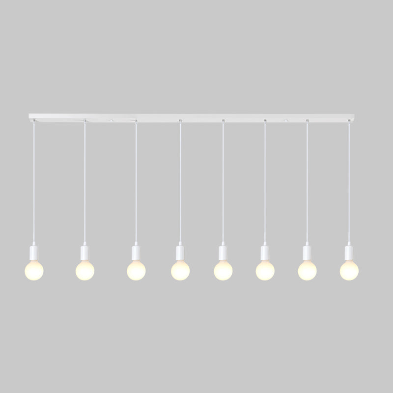 Bare Breb Hanging Light Industrial Metal Commercial Pendant Lighting for Clothing Shop