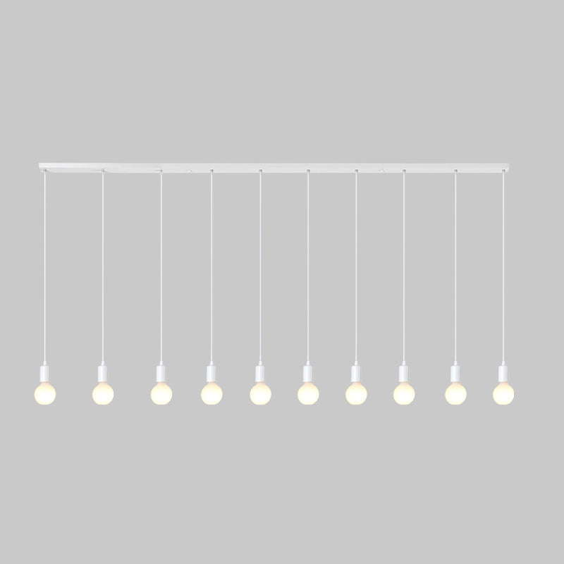 Bare Breb Hanging Light Industrial Metal Commercial Pendant Lighting for Clothing Shop