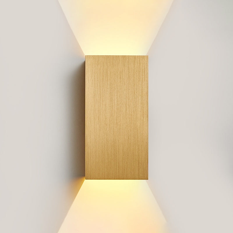 Moderner Stil Aluminium Wandleuchte 2 Lichter Wandleuchten für Wohnzimmer