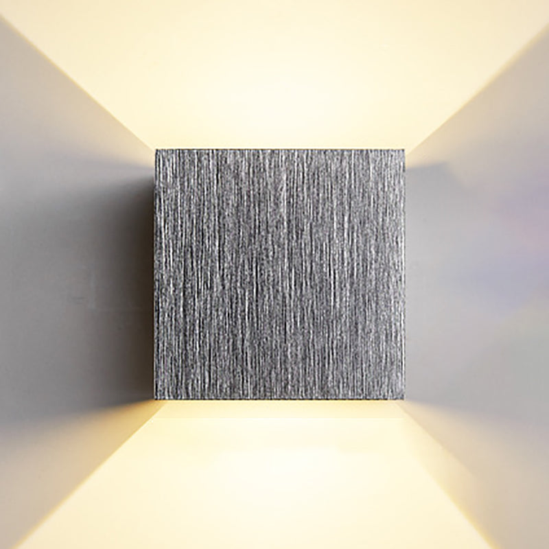 Moderner Stil Aluminium Wandleuchte 2 Lichter Wandleuchten für Wohnzimmer