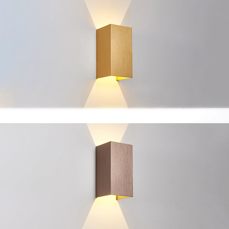 Moderner Stil Aluminium Wandleuchte 2 Lichter Wandleuchten für Wohnzimmer