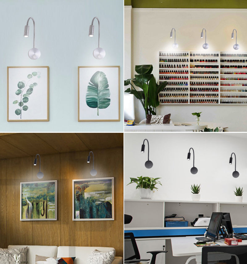 Style moderne en aluminium mural de lumière