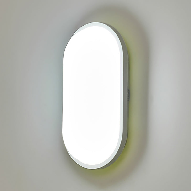 Moderner Stil weiße Wandlicht geometrische Form LED Wandleuchten für Wohnzimmer