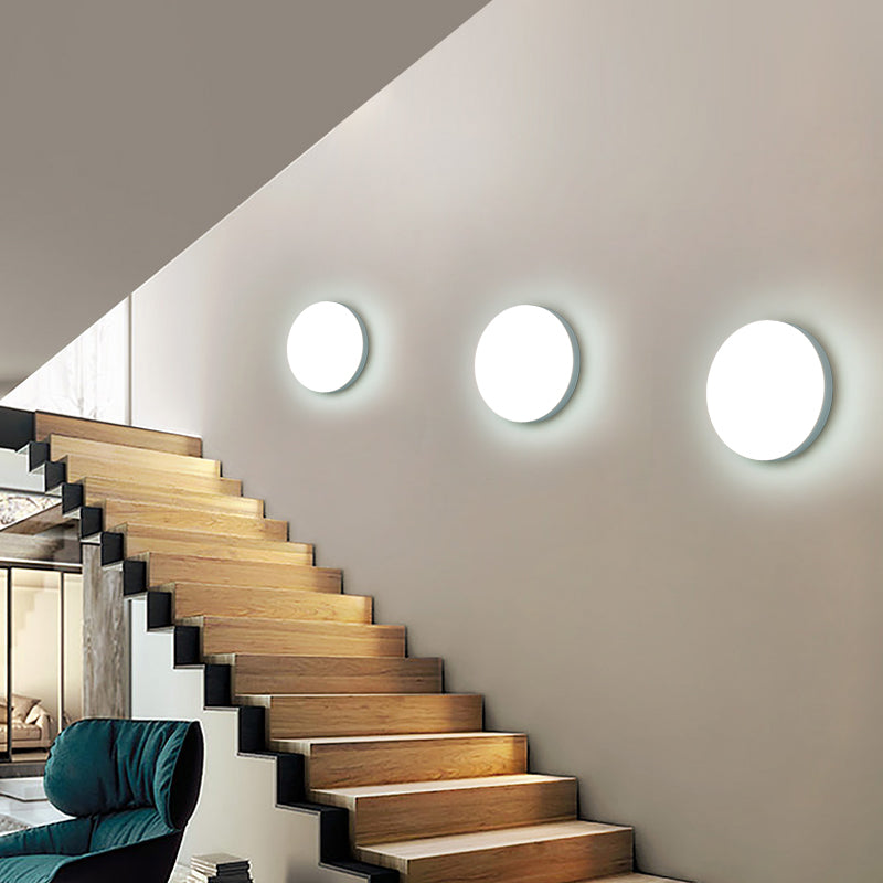 Moderner Stil weiße Wandlicht geometrische Form LED Wandleuchten für Wohnzimmer