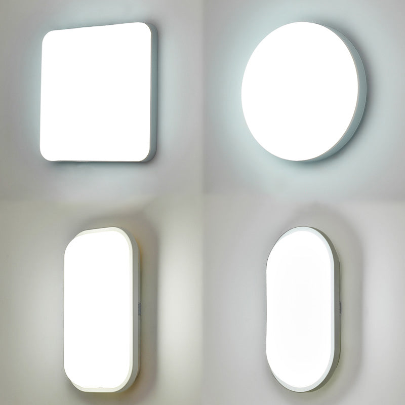 Moderner Stil weiße Wandlicht geometrische Form LED Wandleuchten für Wohnzimmer