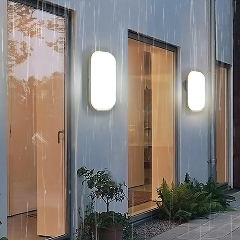 Moderner Stil weiße Wandlicht geometrische Form LED Wandleuchten für Wohnzimmer